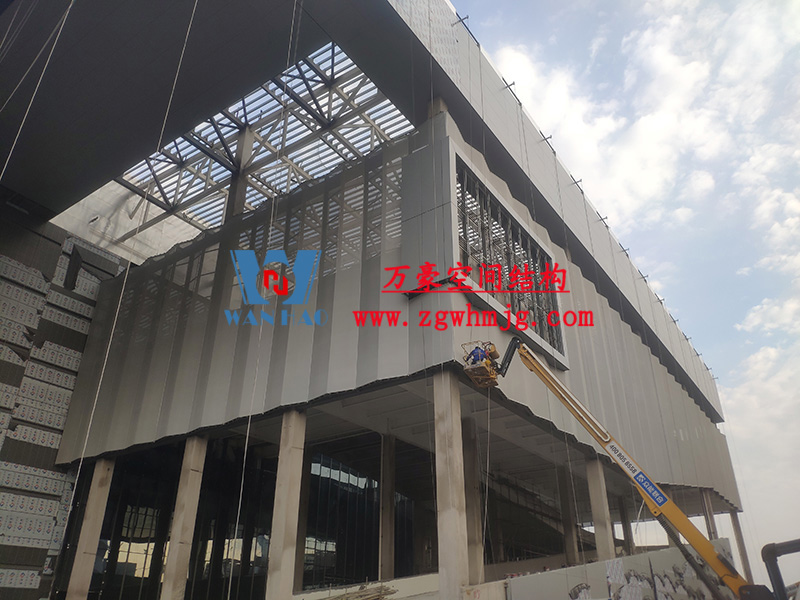 紹興國際會展中心C1區展廳幕墻網格膜項目完工