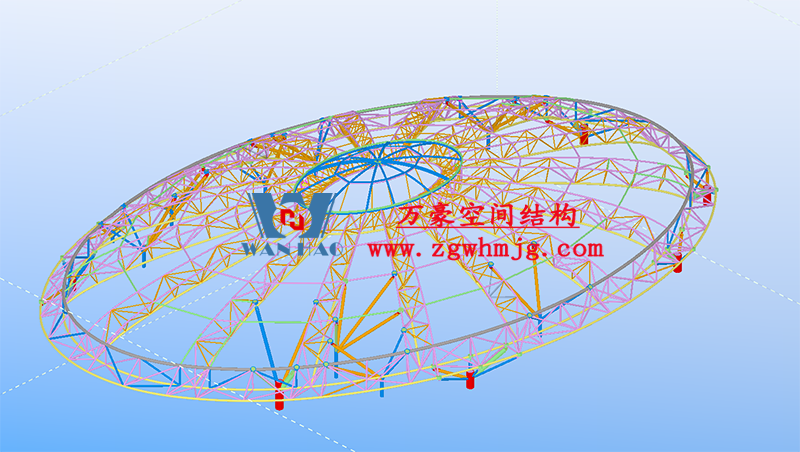 萬豪2022第12標-明宇廣場6號地塊商業（萬達廣場）改造項目鋼膜結構ETFE蓋頂天幕工程
