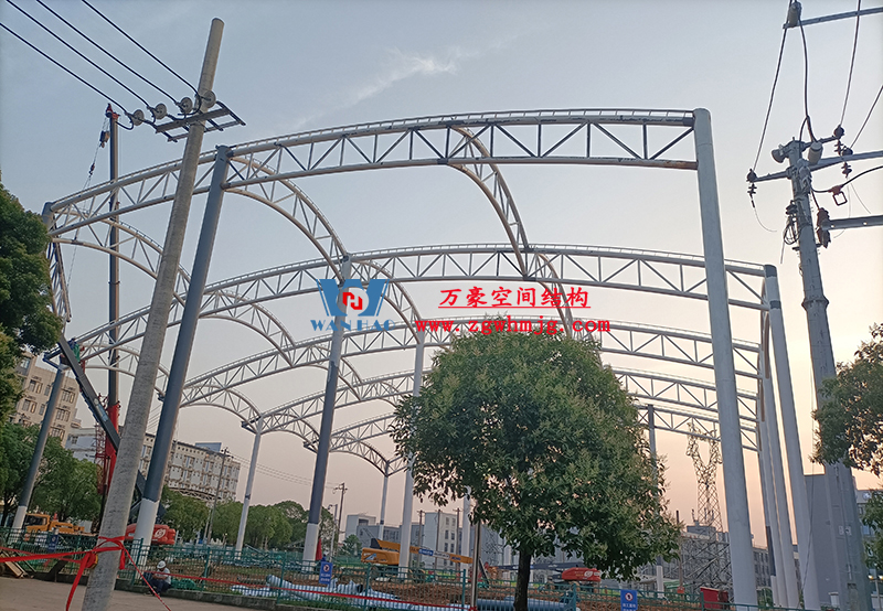 國網江西省電力有限公司培訓中心實訓基地改造膜結構項目最新施工進度 國網江西省電力有限公司培訓中心實訓基地改造膜結構項目最新施工進度