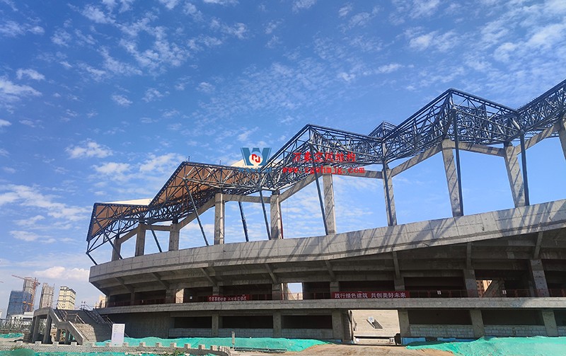 張掖奧體中心建設項目（EPC）總承包體育場PTFE膜結構專業分包工程