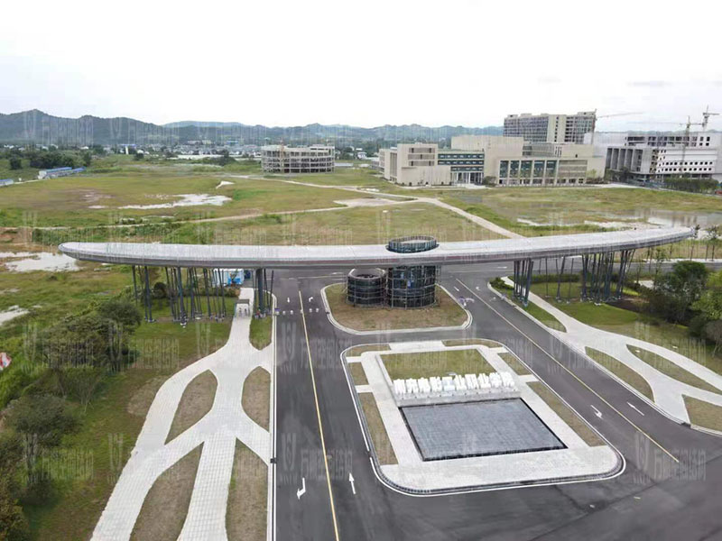 四川南充電影學院景觀膜結構項目賞析